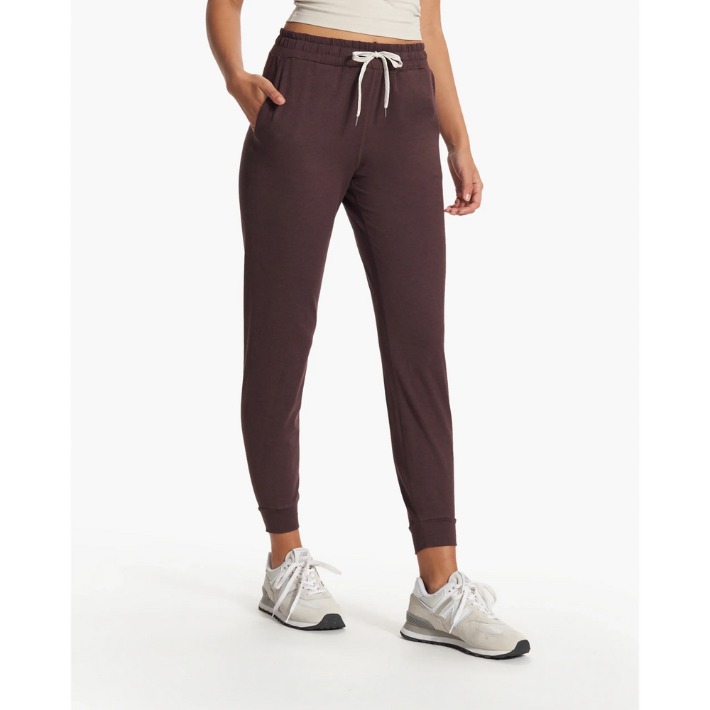Vuori PERFORMANCE JOGGER - LONG in Brown